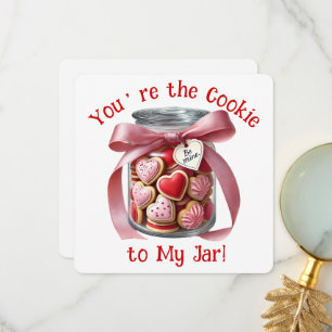 Cookie-Glas - Valentinstagskarte Dankeskarte