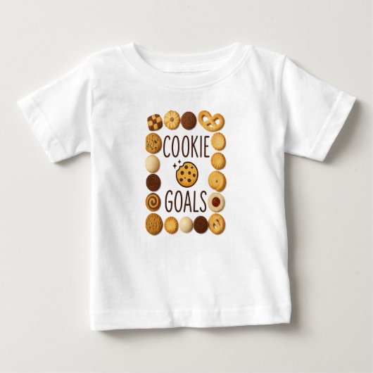 Cookie Goals Kleinkind-Shirt Baby T-shirt (Vorderseite)