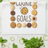 Cookie Goals Küchentuch (Gefaltet)