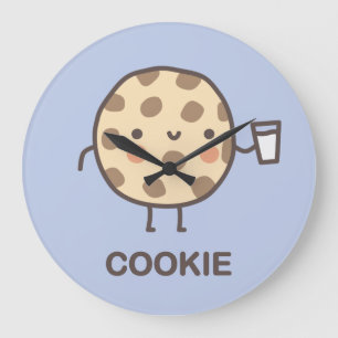 Cookie Große Wanduhr