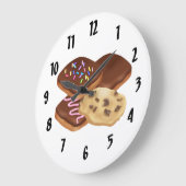 Cookie Große Wanduhr (Winkel)