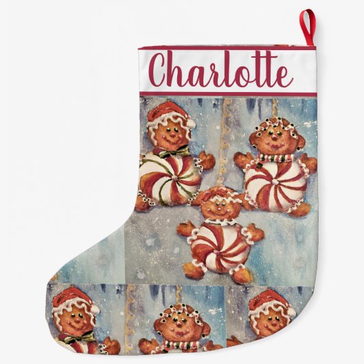 Cookie Großer Weihnachtsstrumpf (Rückseite)