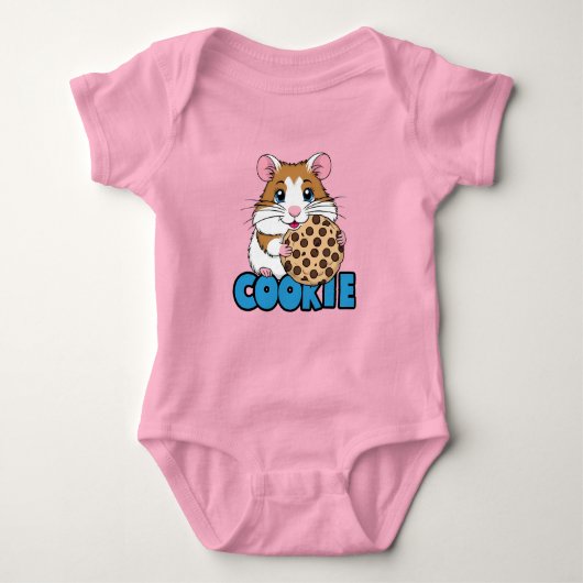 Cookie Hamster Baby Strampler (Vorderseite)