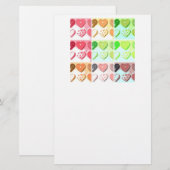 Cookie HeartValentines Briefpapier (Vorne/Hinten)