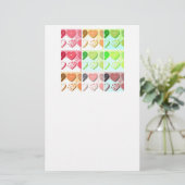 Cookie HeartValentines Briefpapier (Stehend Vorderseite)