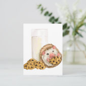 Cookie Hog Postkarte (Stehend Vorderseite)