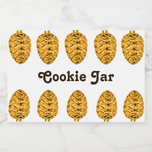 Cookie Jar Label Lebensmitteletikett (Einzelnes Label)