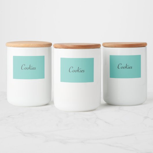 Cookie Jar Labels Lebensmitteletikett (Flaschen)
