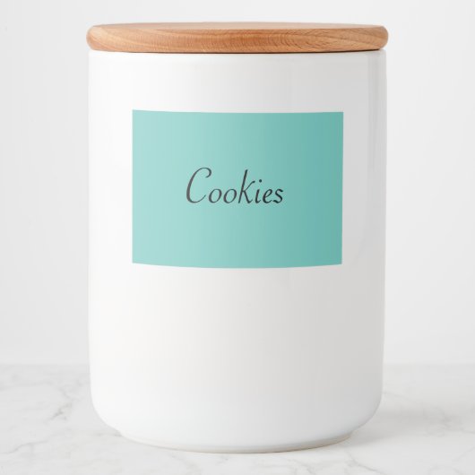Cookie Jar Labels Lebensmitteletikett (Vorderseite)