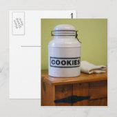 Cookie Jar Postkarte (Vorne/Hinten)