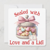 Cookie Jar - Valentine's Day Card Dankeskarte (Vorderseite)