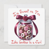 Cookie Jar - Valentine's Day Card Dankeskarte (Vorderseite)