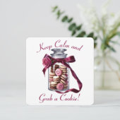 Cookie Jar - Valentine's Day Card Dankeskarte (Stehend Vorderseite)