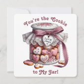 Cookie Jar - Valentine's Day Card Dankeskarte (Vorderseite)