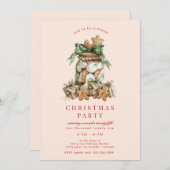 Cookie Jar Weihnachts-Party Einladung (Vorne/Hinten)