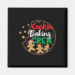 Cookie King Crew Funny Pajamas Familie Weihnachten Magnet