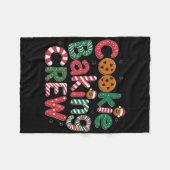 Cookie King Crew Weihnachtskostüm Fleecedecke (Vorderseite (Horizontal))