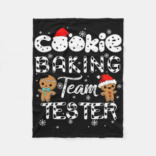 Cookie King Team Tester Lebkuchen Weihnachten  Fleecedecke