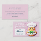 Cookie Koch Cookie Dekoration Visitenkarte (Vorne/Hinten)