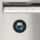 Cookie Lächelndes Gesicht mit herzförmigen Augen Magnet (In Situ (Geschirrspüler))
