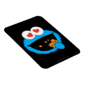 Cookie Lächelndes Gesicht mit herzförmigen Augen Magnet (Rechte Seite)