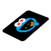 Cookie Lächelndes Gesicht mit herzförmigen Augen Magnet (Linke Seite)