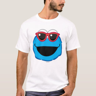Cookie Lächelndes Gesicht mit Sonnenbrille T-Shirt