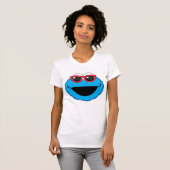 Cookie Lächelndes Gesicht mit Sonnenbrille T-Shirt (Vorne ganz)