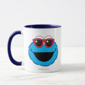 Cookie Lächelndes Gesicht mit Sonnenbrille Tasse (Links)