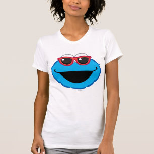 Cookie  Lachendes Gesicht mit Sonnenbrille T-Shirt