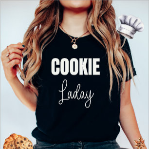 Cookie Lady Black Women's T - Shirt