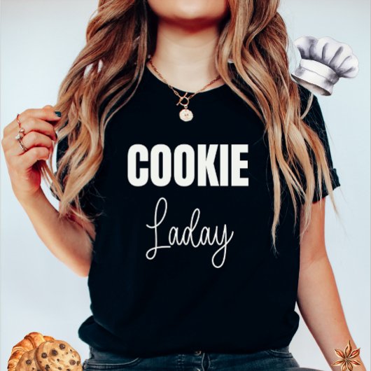 Cookie Lady Black Women's T - Shirt