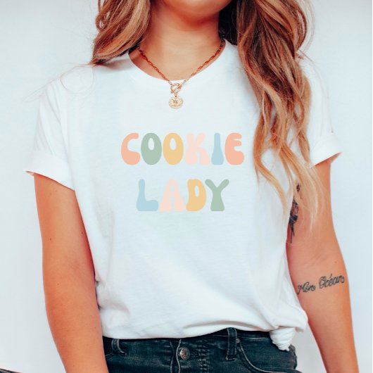 Cookie Lady Colorful Women's T - Shirt