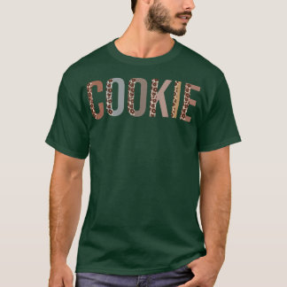 Cookie Leopard Print Mama Niedlich Mütter Day Funn T-Shirt
