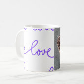 Cookie-Liebe Kaffeetasse (Vorderseite Links)