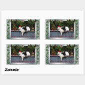 Cookie Love Cat Rechteckiger Aufkleber (Blatt)