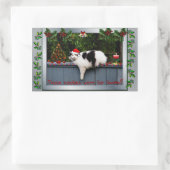 Cookie Love Cat Rechteckiger Aufkleber (Tasche)