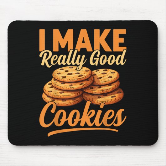 Cookie Maker Co. Uni-adults Humorous Modern Black  Mousepad (Vorne)