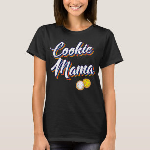 Cookie Mama Mommy Retro Zucker Cookies Dealer Moth T-Shirt