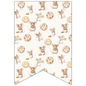 Cookie & Maus Geburtstagsparty-Jagdfahnen Wimpelkette (Erste Fahne)