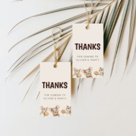 Cookie & Maus Kid Party Vielen Dank für Ihre Unter Geschenkanhänger