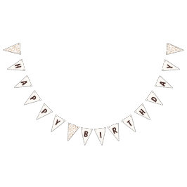 Cookie & Maus Kinder Party Jagdfahnen Wimpelkette