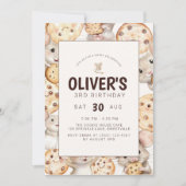 Cookie & Maus Kindergeburtstag Einladung (Vorderseite)