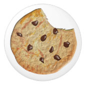 Cookie mit einem Biss, der ausgenommen wird Keramikknauf (Vorderseite)