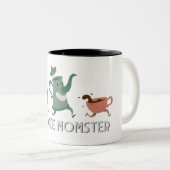 Cookie Momster Zweifarbige Tasse (VorderseiteRechts)