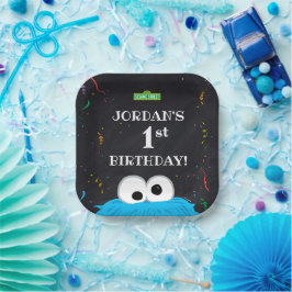 Cookie Monster | 1. Geburtstag Pappteller