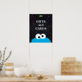 Cookie Monster | 1. Geburtstagsgeschenke & Karten Poster (Küche)