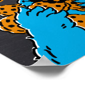 Cookie Monster 1. Geburtstagskarte & Geschenke Poster (Ecke)