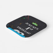 Cookie Monster | 1st Birthday Pappteller (Gewinkelt)