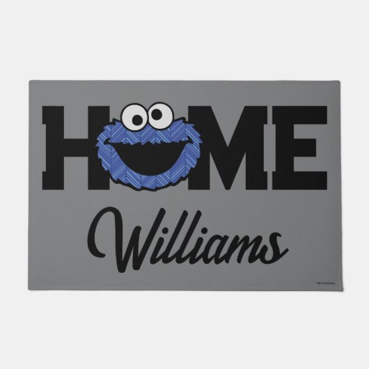 Cookie Monster | 80er-Rückschlag Fußmatte (Vorderseite)